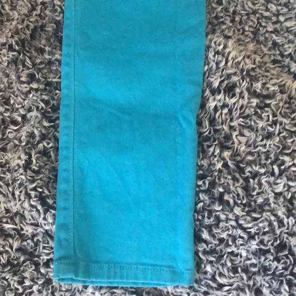 Hollister Teal Blue Skinny Jeans - Picture 5 of 5